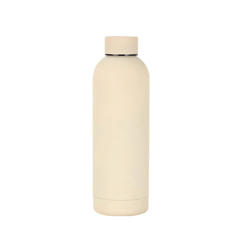 Live Purpose Water Bottle Beige | 500 ml Back
